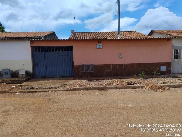 Vende-se em Luziania-GO  Casa, 55.24 de área privativa, 115.83 de área do terreno,  2_qto(s), a.serv, WC, 1_sala(s), cozinha, 1_vaga(s) de garagem.
