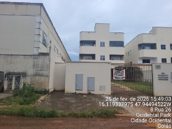 Vende-se em Cidade Ocidental-GO  apto, 55.96 de área total, 55.96 de área privativa,  2_qto(s), a.serv, WC, 1_sala(s), cozinha, 1_vaga(s) de garagem.