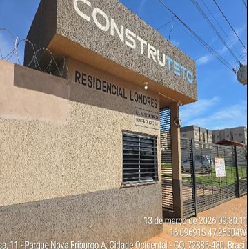 Vende-se em Cidade Ocidental-GO  apto, 41.78 de área privativa,  2_qto(s), a.serv, WC, 1_sala(s), cozinha, 1_vaga(s) de garagem.