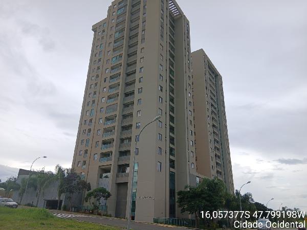 Vende-se em Cidade Ocidental-GO  apto, 226.29 de área total, 115.20 de área privativa,  4_qto(s), varanda, a.serv, WC, 1_sala(s), 1 lavabo(s), cozinha, 2_vaga(s) de garagem.