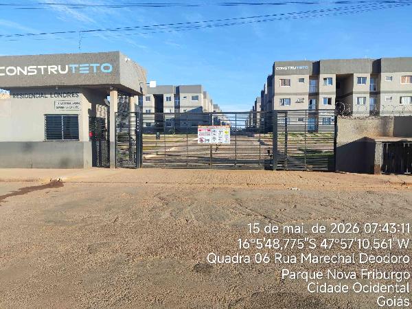 Vende-se em Cidade Ocidental-GO  apto, 84.63 de área total, 41.78 de área privativa,  2_qto(s), a.serv, WC, 1_sala(s), cozinha, 1_vaga(s) de garagem.