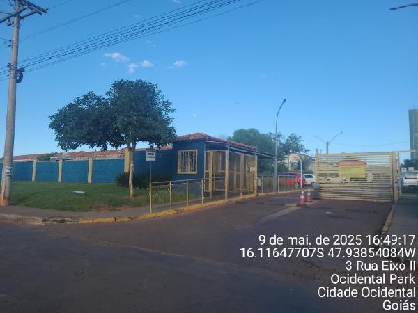 Vende-se em Cidade Ocidental-GO  Casa, 39.04 de área total, 39.04 de área privativa, 62.48 de área do terreno,  2_qto(s), a.serv, WC, 1_sala(s), cozinha.