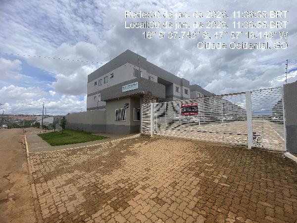 Vende-se em Cidade Ocidental-GO  apto, 82.66 de área total, 43.04 de área privativa,  2_qto(s), a.serv, WC, 1_sala(s), cozinha, 1_vaga(s) de garagem.