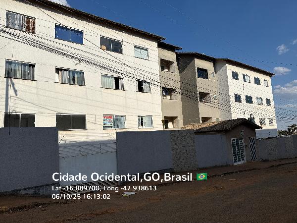 Vende-se em Cidade Ocidental-GO  apto, 108.91 de área total, 57.25 de área privativa,  2_qto(s), varanda, a.serv, WC, 1_sala(s), cozinha, 1_vaga(s) de garagem.