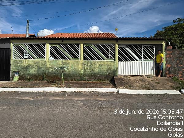 Vende-se em Cocalzinho De Goias-GO  Casa, 48.64 de área total, 48.64 de área privativa, 300.00 de área do terreno,  2_qto(s), WC, 1_sala(s), cozinha.