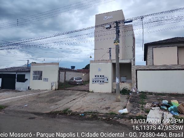 Vende-se em Cidade Ocidental-GO  apto, 87.49 de área total, 50.77 de área privativa,  2_qto(s), a.serv, WC, 1_sala(s), cozinha, 1_vaga(s) de garagem.