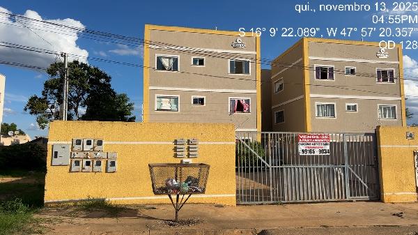 Vende-se em Luziania-GO  apto, 72.19 de área total, 54.37 de área privativa,  2_qto(s), WC, 1_sala(s), cozinha, 1_vaga(s) de garagem.