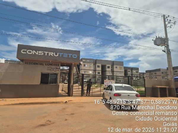 Vende-se em Cidade Ocidental-GO  apto, 84.63 de área total, 41.78 de área privativa,  2_qto(s), a.serv, WC, 1_sala(s), cozinha, 1_vaga(s) de garagem.