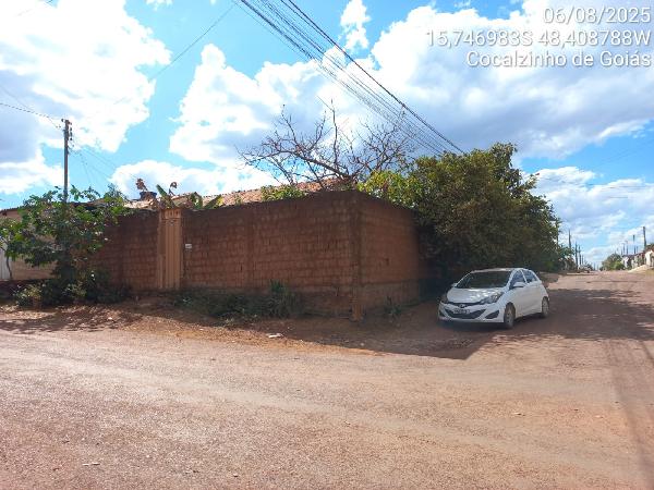 Vende-se em Cocalzinho De Goias-GO  Casa, 47.50 de área total, 47.50 de área privativa, 314.75 de área do terreno,  2_qto(s), a.serv, WC, 1_sala(s), cozinha.