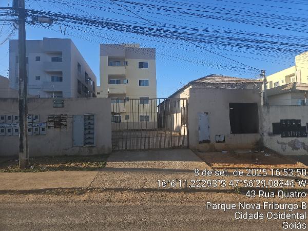 Vende-se em Cidade Ocidental-GO  apto, 84.04 de área total, 49.35 de área privativa,  2_qto(s), a.serv, WC, 1_sala(s), cozinha, Terraco, 1_vaga(s) de garagem.