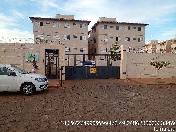 Vende-se em Itumbiara-GO  apto, 56.21 de área total, 49.37 de área privativa,  2_qto(s), varanda, a.serv, WC, 1_sala(s), cozinha, 1_vaga(s) de garagem.