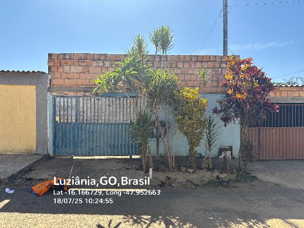 Vende-se em Luziania-GO  Casa, 55.58 de área total, 55.58 de área privativa, 180.00 de área do terreno,  2_qto(s), a.serv, WC, 1_sala(s), cozinha, 1_vaga(s) de garagem.
