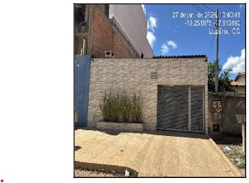 Vende-se em Luziania-GO  Casa, 58.17 de área privativa, 225.00 de área do terreno,  2_qto(s), a.serv, WC, 1_sala(s), cozinha, 1_vaga(s) de garagem.