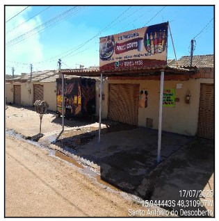 Vende-se em Santo Antonio Do Descoberto-GO  Casa, 63.22 de área privativa, 181.50 de área do terreno,  2_qto(s), varanda, a.serv, WC, 1_sala(s), cozinha.