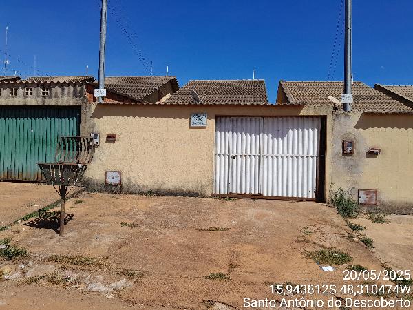 Vende-se em Santo Antonio Do Descoberto-GO  Casa, 63.00 de área total, 63.00 de área privativa, 181.50 de área do terreno,  2_qto(s), a.serv, WC, 1_sala(s), cozinha.