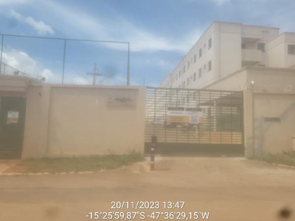 Vende-se em Planaltina-GO  apto, 45.95 de área privativa,  2_qto(s), a.serv, WC, 1_sala(s), cozinha, 1_vaga(s) de garagem.