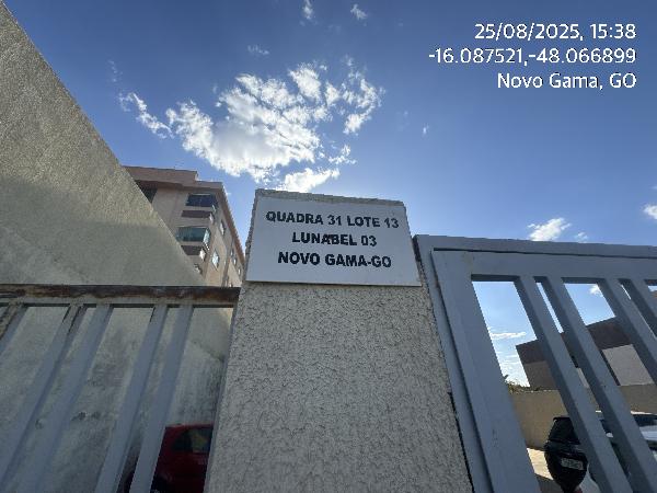 Vende-se em Novo Gama-GO  apto, 76.20 de área total, 59.19 de área privativa,  2_qto(s), varanda, WC, 1_sala(s), cozinha, 1_vaga(s) de garagem.
