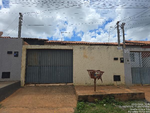 Vende-se em Planaltina-GO  Casa, 57.05 de área total, 57.05 de área privativa, 180.00 de área do terreno,  2_qto(s), a.serv, WC, 1_sala(s), cozinha, Terraco, 1_vaga(s) de garagem.
