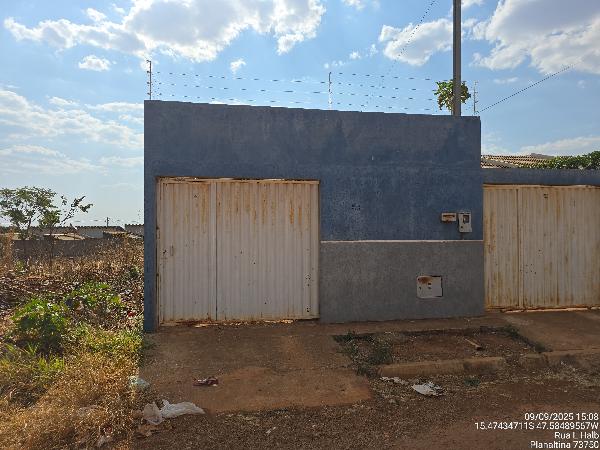 Vende-se em Planaltina-GO  Casa, 61.00 de área total, 61.00 de área privativa, 150.00 de área do terreno,  2_qto(s), a.serv, WC, 1_sala(s), cozinha, 1_vaga(s) de garagem.