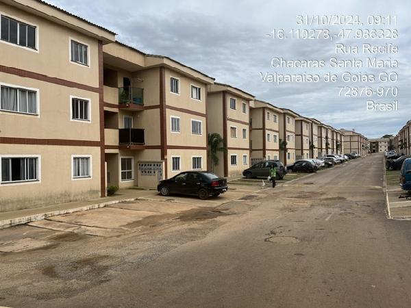Vende-se em Valparaiso De Goias-GO  apto, 48.70 de área privativa,  2_qto(s), varanda, WC, 1_sala(s), cozinha, 1_vaga(s) de garagem.