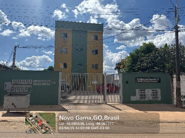 Vende-se em Novo Gama-GO  apto, 113.94 de área total, 61.24 de área privativa,  2_qto(s), a.serv, WC, 1_sala(s), cozinha, Terraco, 1_vaga(s) de garagem.