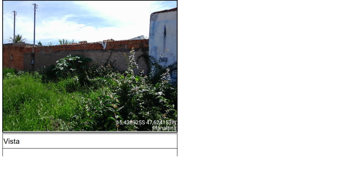 Vende-se em Planaltina-GO  Casa, 57.14 de área privativa, 300.00 de área do terreno,  2_qto(s), a.serv, WC, 1_sala(s), cozinha.