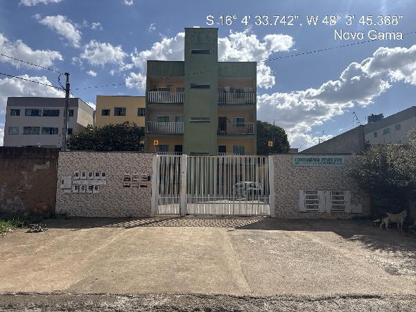 Vende-se em Novo Gama-GO  apto, 83.05 de área total, 62.36 de área privativa,  2_qto(s), a.serv, WC, 1_sala(s), cozinha, 1_vaga(s) de garagem.