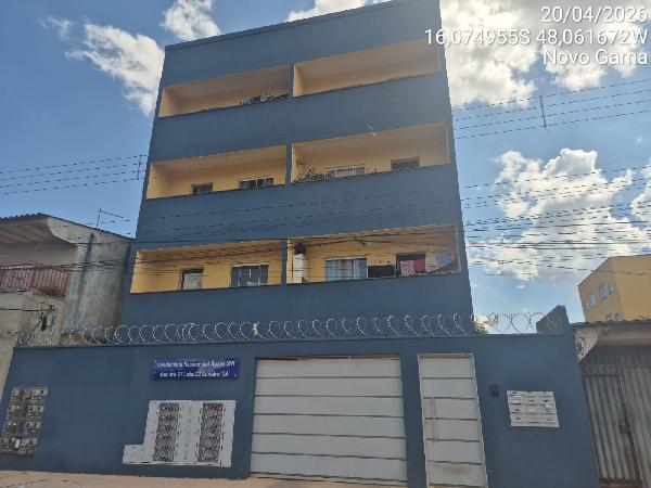 Vende-se em Novo Gama-GO  apto, 74.26 de área total, 51.74 de área privativa,  2_qto(s), WC, 1_sala(s), cozinha.