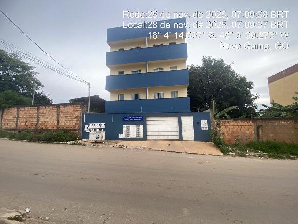 Vende-se em Novo Gama-GO  apto, 82.63 de área total, 60.10 de área privativa,  2_qto(s), a.serv, WC, 1_sala(s), cozinha, 1_vaga(s) de garagem.