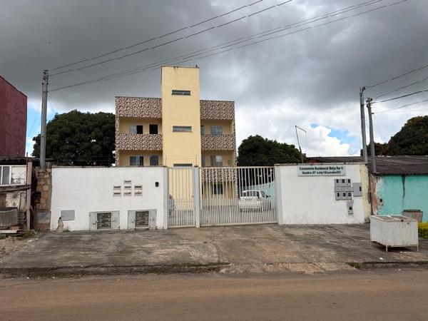 Vende-se em Novo Gama-GO  apto, 83.52 de área total, 62.36 de área privativa,  2_qto(s), a.serv, WC, 1_sala(s), cozinha, 1_vaga(s) de garagem.