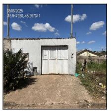 Vende-se em Santo Antonio Do Descoberto-GO  Casa, 55.64 de área privativa, 180.00 de área do terreno,  2_qto(s), a.serv, WC, 1_sala(s), cozinha.