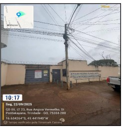 Vende-se em Trindade-GO  Casa, 120.00 de área privativa, 155.15 de área do terreno,  1_qto(s), a.serv, WC, 1_sala(s), DCE, cozinha.