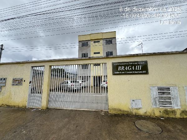 Vende-se em Novo Gama-GO  apto, 62.47 de área total, 62.47 de área privativa,  2_qto(s), a.serv, WC, 1_sala(s), cozinha, 1_vaga(s) de garagem.