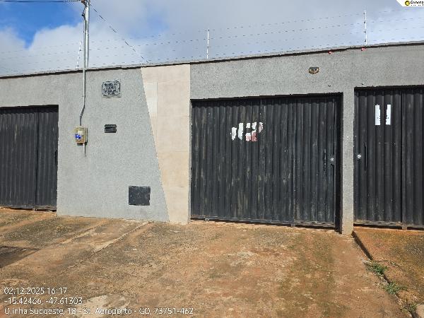Vende-se em Planaltina-GO  Casa, 78.02 de área total, 78.02 de área privativa, 150.00 de área do terreno,  2_qto(s), a.serv, WC, 1_sala(s), cozinha, 1_vaga(s) de garagem.