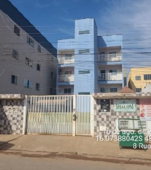 Vende-se em Novo Gama-GO  apto, 62.36 de área total, 62.36 de área privativa,  2_qto(s), varanda, a.serv, WC, 1_sala(s), cozinha, 1_vaga(s) de garagem.