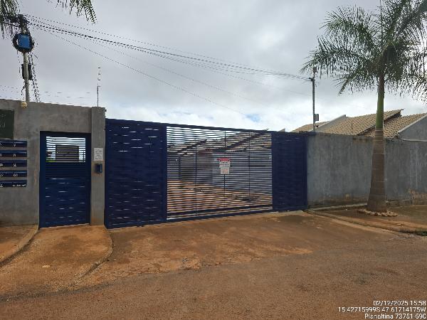 Vende-se em Planaltina-GO  Casa, 70.00 de área total, 70.00 de área privativa, 140.62 de área do terreno,  2_qto(s), a.serv, WC, 1_sala(s), cozinha, Terraco.