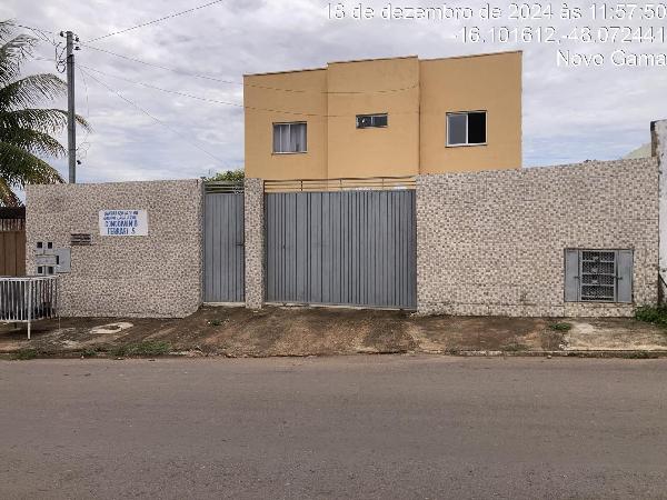 Vende-se em Novo Gama-GO  apto, 61.20 de área total, 61.20 de área privativa,  2_qto(s), a.serv, WC, 1_sala(s), cozinha, Terraco, 1_vaga(s) de garagem.