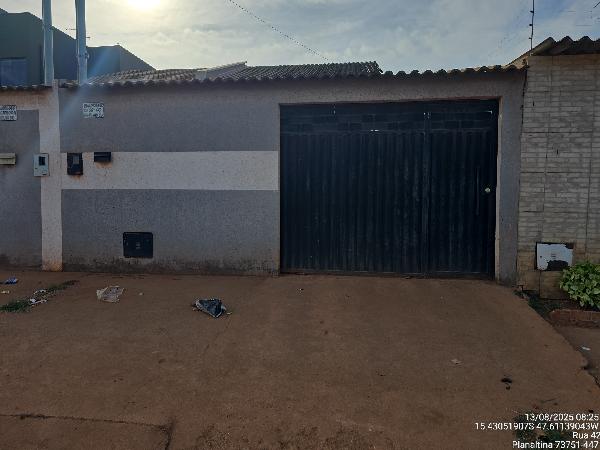 Vende-se em Planaltina-GO  Casa, 105.27 de área total, 105.27 de área privativa, 180.00 de área do terreno,  2_qto(s), varanda, a.serv, WC, 1_sala(s), cozinha, Terraco.
