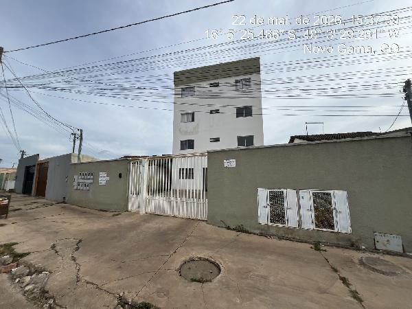Vende-se em Novo Gama-GO  apto, 84.48 de área total, 61.46 de área privativa,  2_qto(s), a.serv, WC, 1_sala(s), cozinha, Terraco.