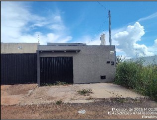 Vende-se em Planaltina-GO  Casa, 60.32 de área total, 60.32 de área privativa, 189.00 de área do terreno,  2_qto(s), a.serv, WC, 1_sala(s), cozinha.