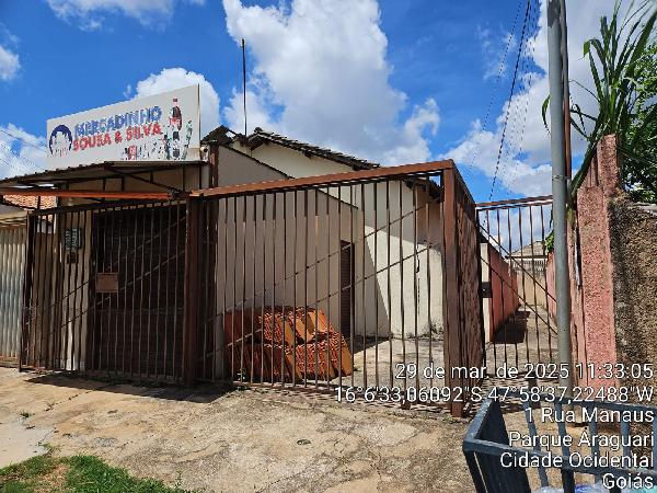 Vende-se em Valparaiso De Goias-GO  Casa, 58.35 de área total, 58.35 de área privativa, 107.21 de área do terreno,  2_qto(s), a.serv, WC, 1_sala(s), cozinha, 1_vaga(s) de garagem.