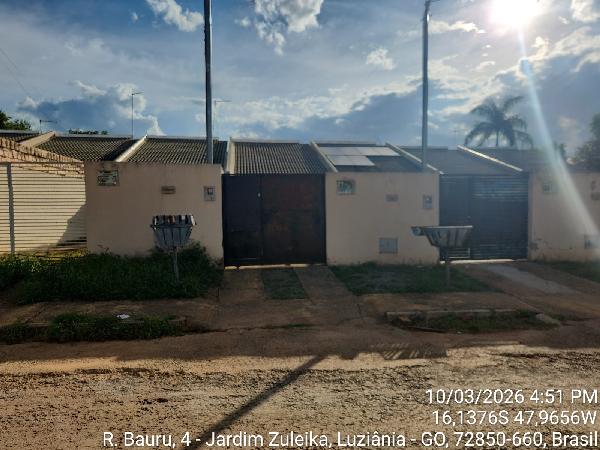 Vende-se em Luziania-GO  Casa, 83.03 de área privativa, 177.50 de área do terreno,  2_qto(s), a.serv, WC, 1_sala(s), cozinha, 1_vaga(s) de garagem.