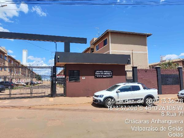 Vende-se em Valparaiso De Goias-GO  apto, 49.05 de área total, 44.77 de área privativa,  2_qto(s), a.serv, WC, 1_sala(s), cozinha, 1_vaga(s) de garagem.