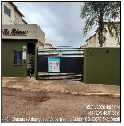Vende-se em Valparaiso De Goias-GO  apto, 45.13 de área privativa,  2_qto(s), a.serv, WC, 1_sala(s), cozinha, 1_vaga(s) de garagem.