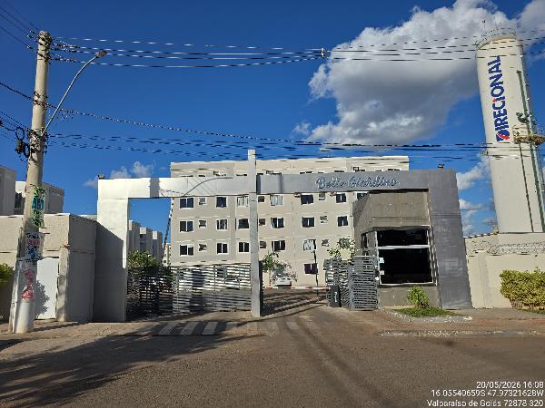Vende-se em Valparaiso De Goias-GO  apto, 84.45 de área total, 42.81 de área privativa,  2_qto(s), a.serv, WC, 1_sala(s), cozinha, 1_vaga(s) de garagem.