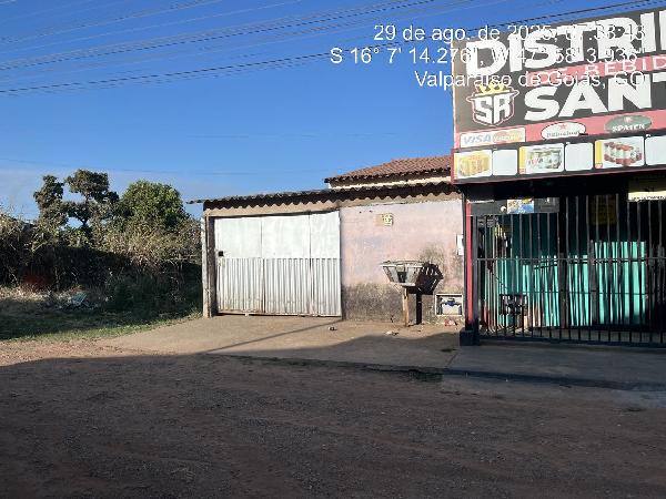 Vende-se em Valparaiso De Goias-GO  Casa, 84.13 de área total, 84.13 de área privativa, 150.00 de área do terreno,  2_qto(s), a.serv, WC, 1_sala(s), cozinha.
