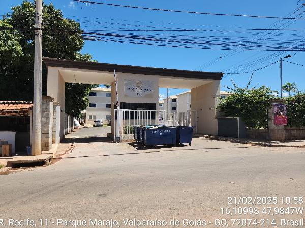 Vende-se em Valparaiso De Goias-GO  apto, 48.92 de área privativa,  2_qto(s), a.serv, WC, 1_sala(s), cozinha, 1_vaga(s) de garagem.