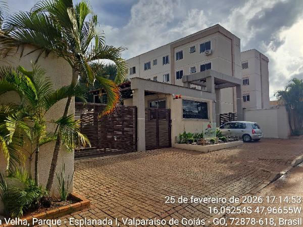 Vende-se em Valparaiso De Goias-GO  apto, 63.77 de área total, 42.81 de área privativa,  2_qto(s), WC, 1_sala(s), cozinha.