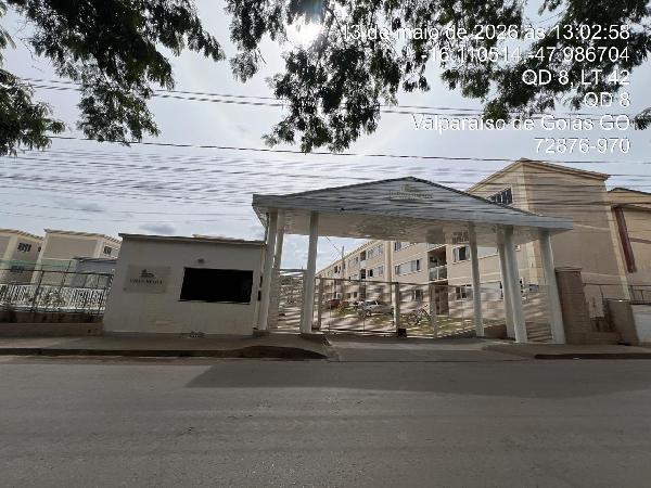 Vende-se em Valparaiso De Goias-GO  apto, 94.46 de área total, 59.23 de área privativa,  2_qto(s), a.serv, WC, 1_sala(s), cozinha, 1_vaga(s) de garagem.