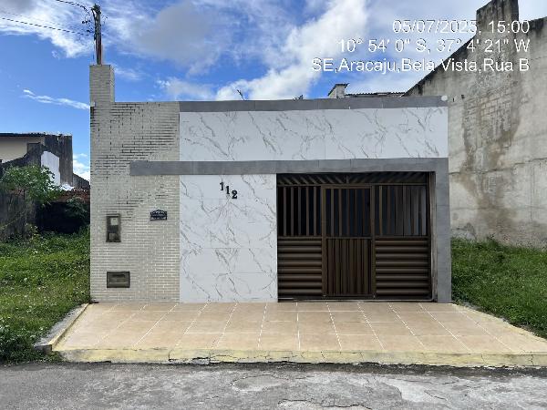 Vende-se em Aracaju-SE  Casa, 104.14 de área total, 104.14 de área privativa, 130.00 de área do terreno,  2_qto(s), a.serv, WC, 1_sala(s), cozinha, 1_vaga(s) de garagem.